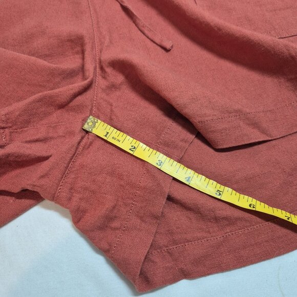 J.Crew Women's Shorts Size XXL Brown Linen Viscose Blend  (60) - Picture 10 of 10